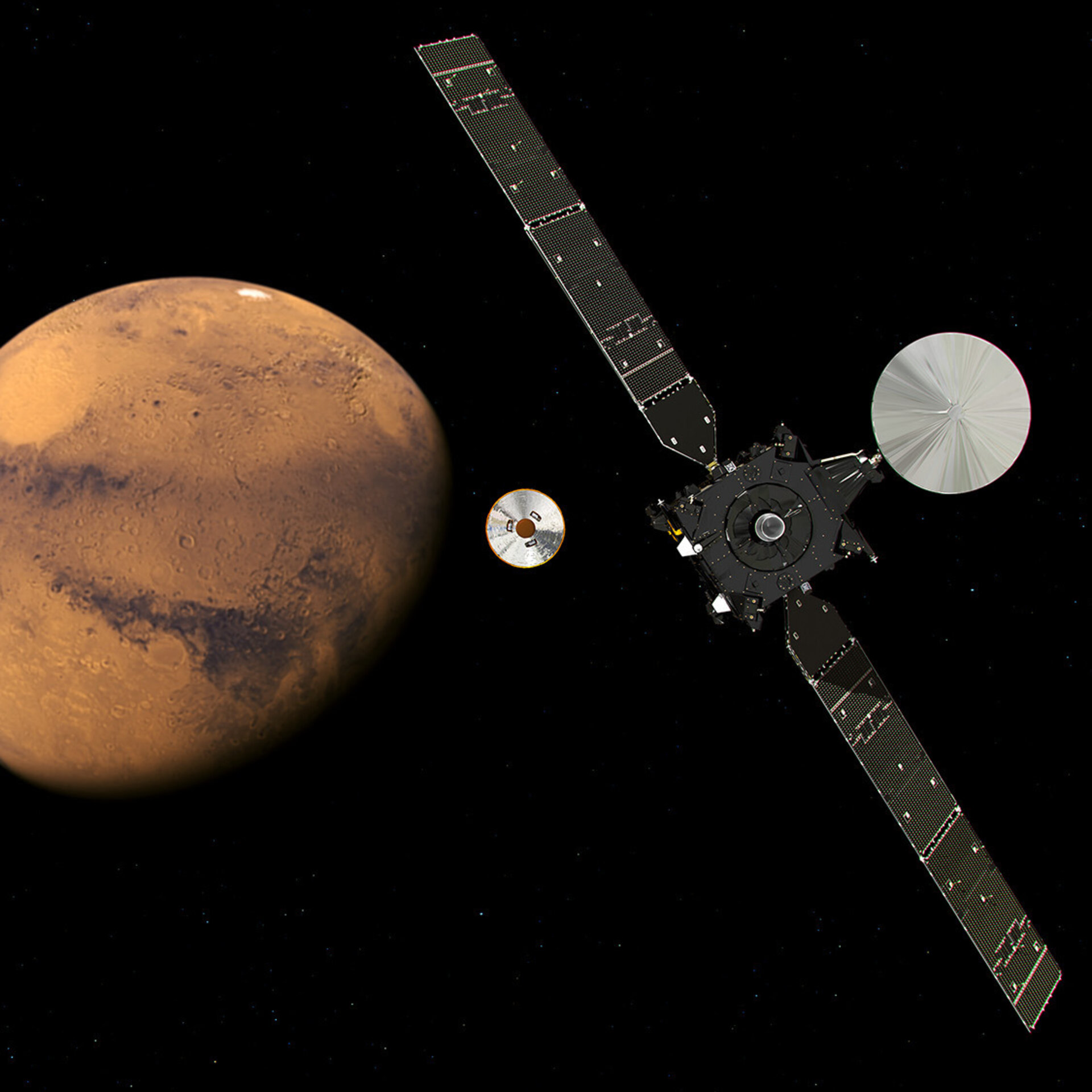 ExoMars 2016 approaching Mars