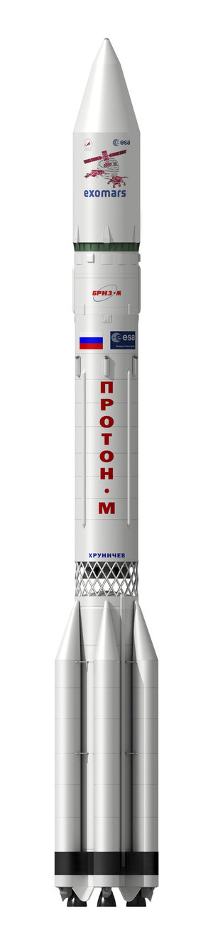 Artist's view of the Proton rocket