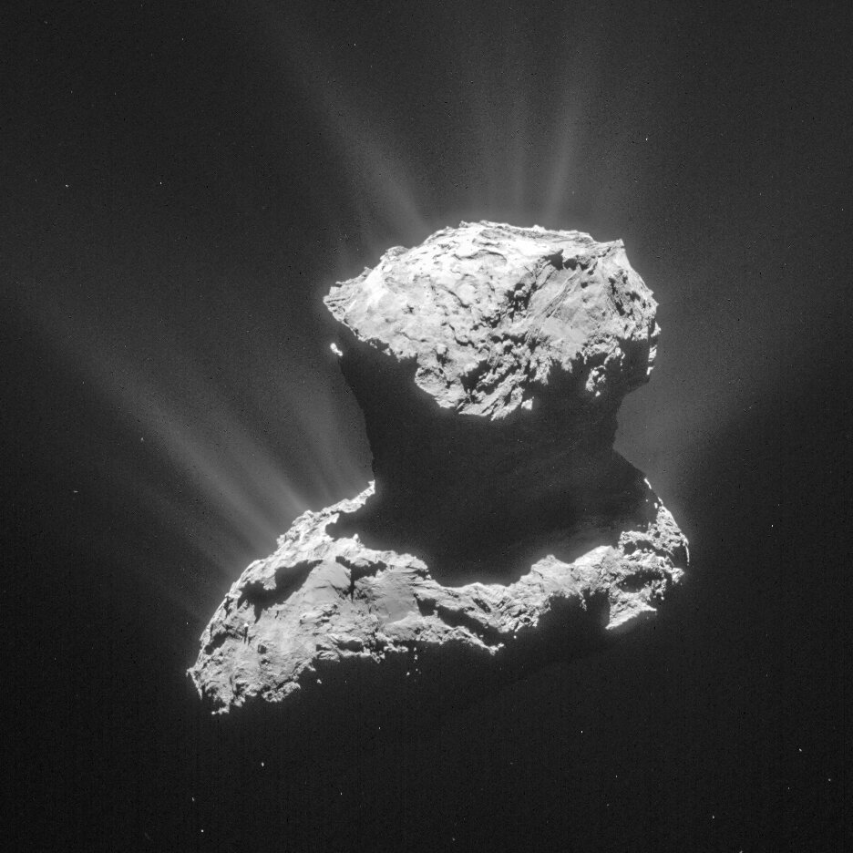 Portrait of a comet nucleus