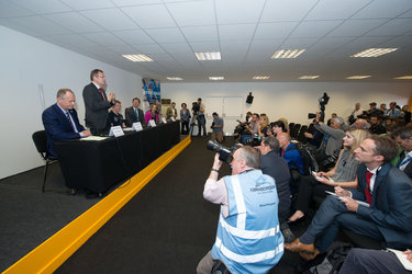 ESA/UK Space Agency Press conference with ESA astronaut Tim Peake
