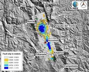 Source fault of Italy’s earthquake