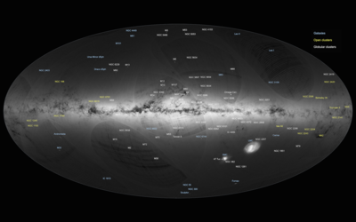 Gaia’s first sky map, annotated