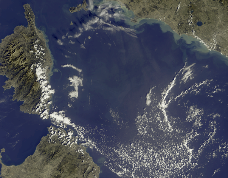 Western Mediterranean from Sentinel-3