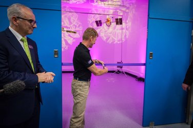 Tim Peake opens electric propulsion centre