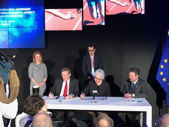 ESA signing Galileo agreements with the EC and EU GNSS Agency (GSA)