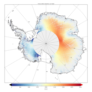 Sentinel-3A measures height of Antarctic ice sheet