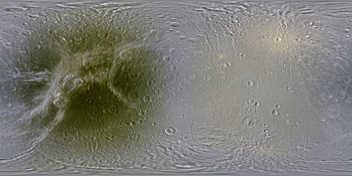 Global colour mosaic of Dione