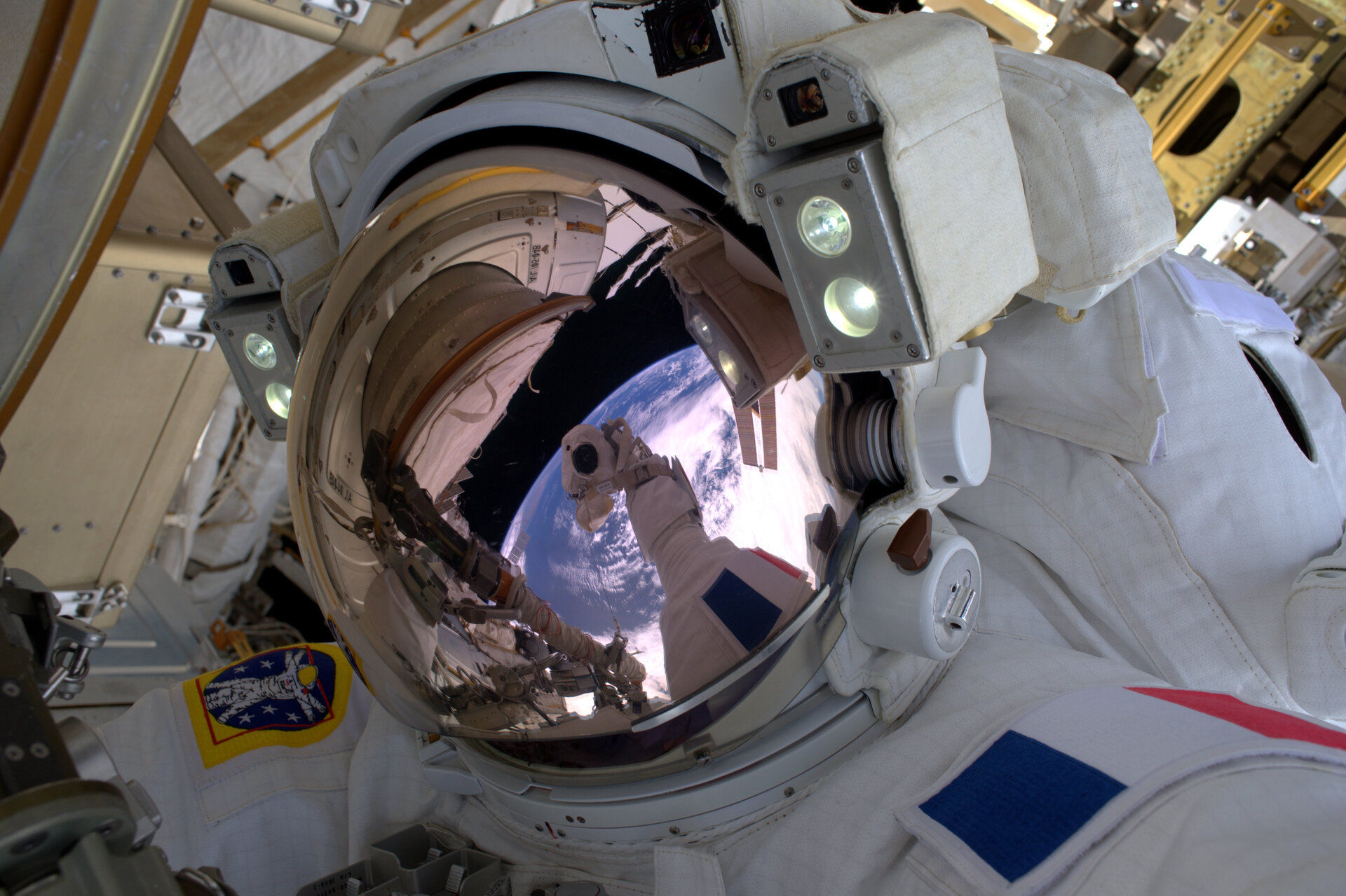 Selfie in de ruimte