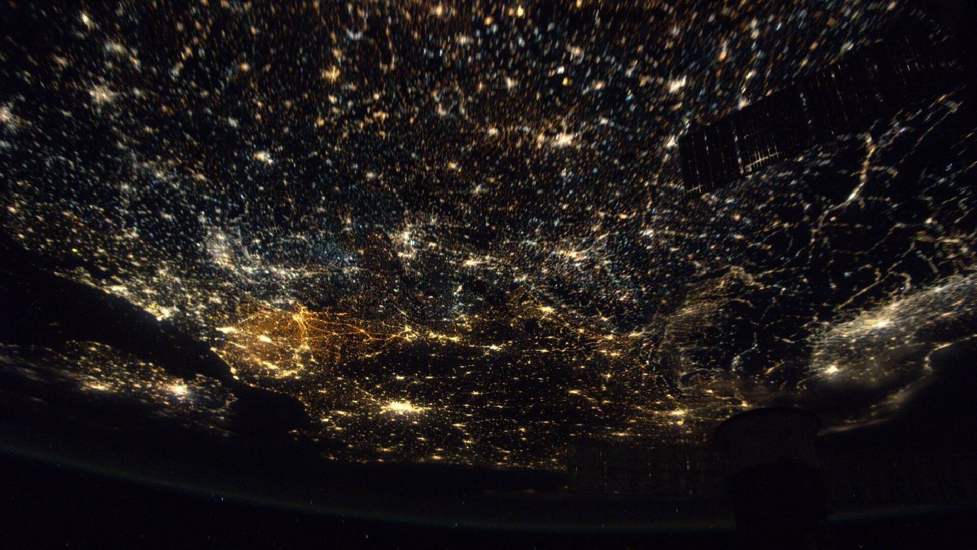 België: vanuit de ruimte gemakkelijk herkenbaar