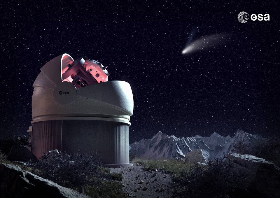 FlyEye-Teleskop zur NEO-Beobachtung