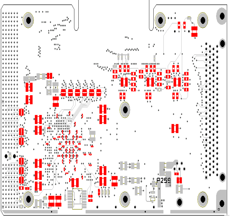 Schematic view of the Interface Module board