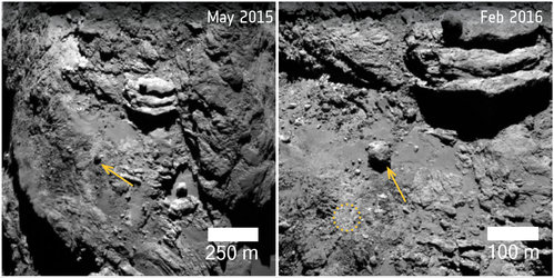 Comet changes: moving boulder in Khonsu