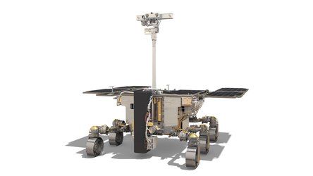 ExoMars rover: front side view (drill vertical)