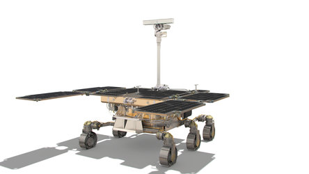 ExoMars rover: rear side view