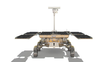 ExoMars rover: rear view