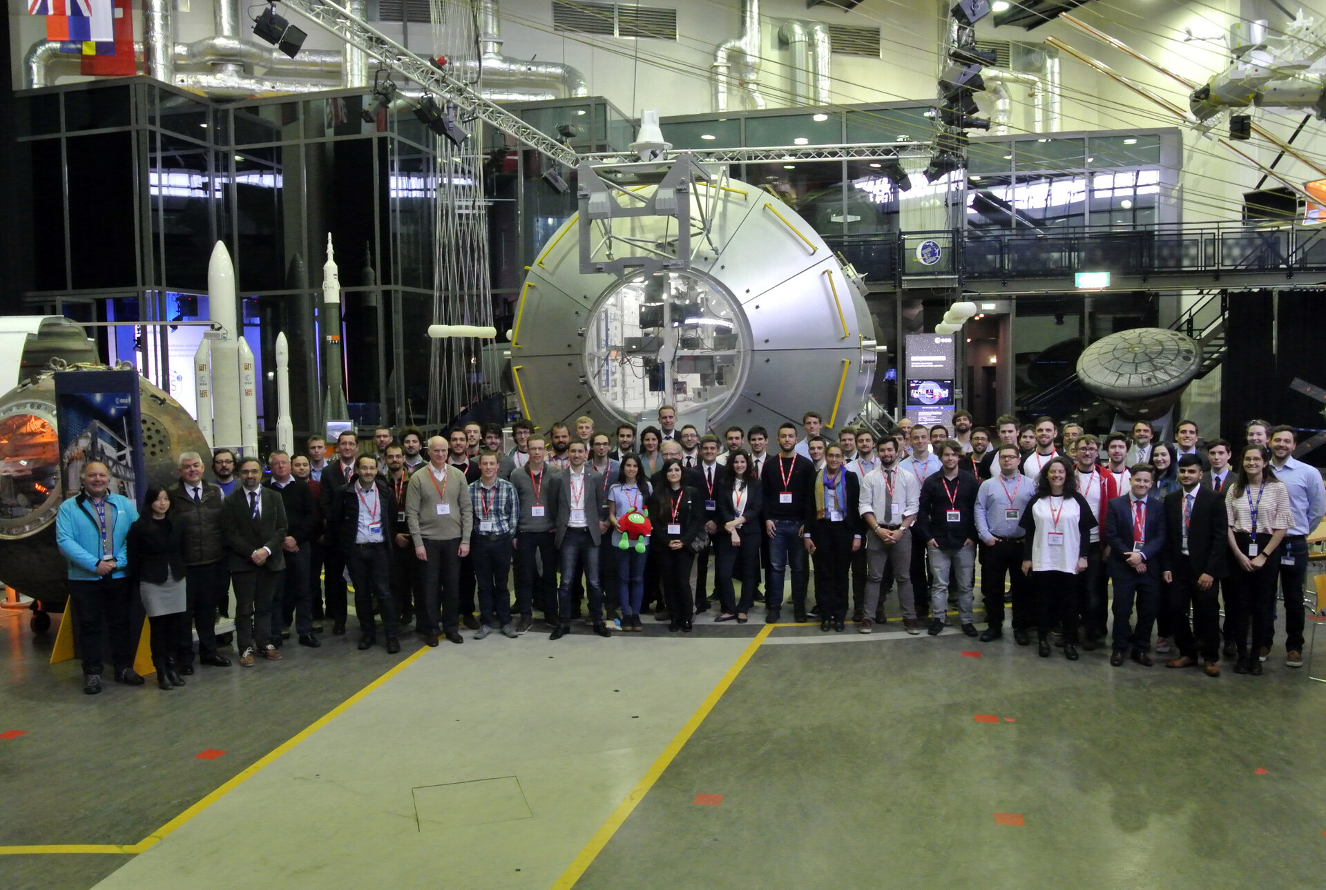 Eight shortlisted CubeSat teams gathered at ESTEC during the Selection Workshop