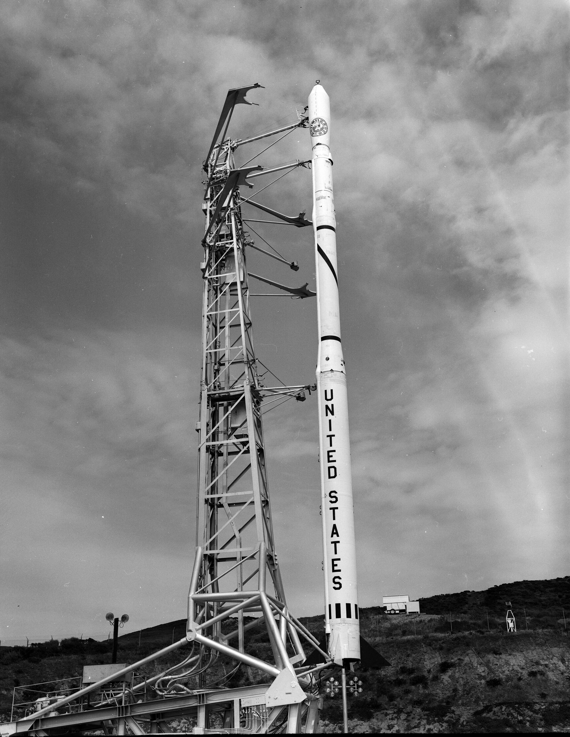 ESRO-2B on launcher