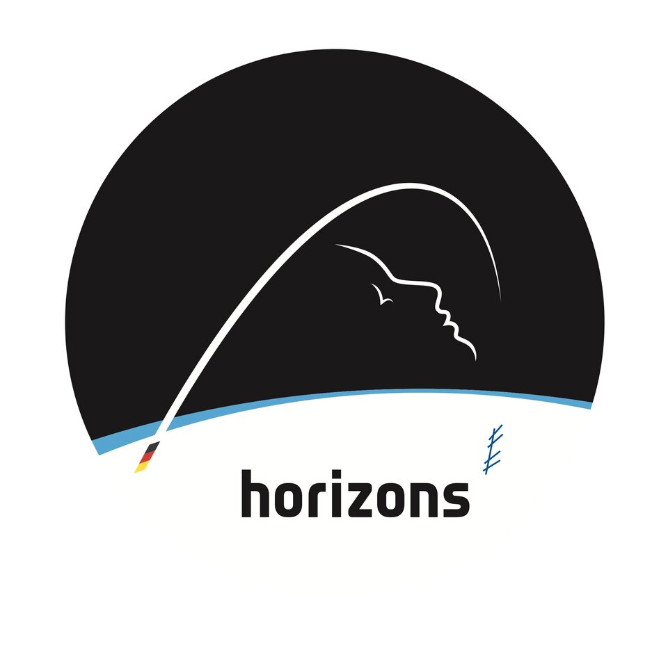 Soyouz MS-09, emblème de la mission Horizons, 2018 