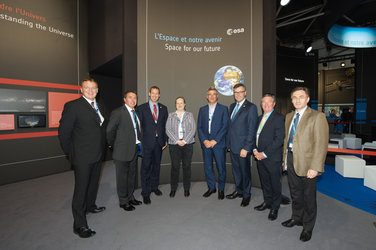 Invest NI delegation visits the ESA Pavilion