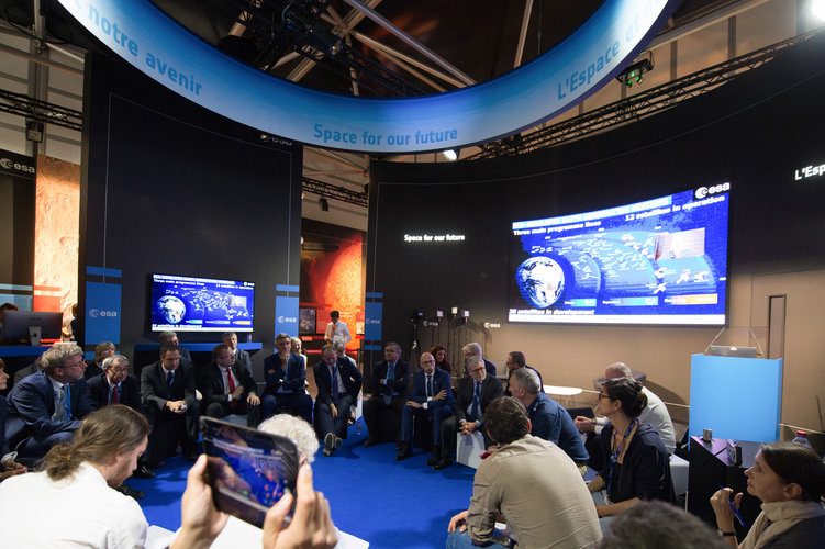 ‘Space 4.0ur future: ESA in motion’ press conference 