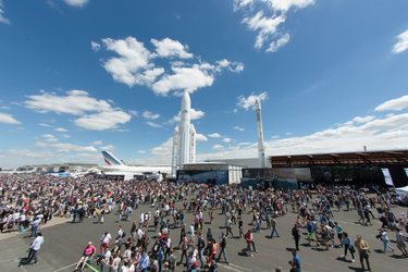 Public day at the Paris Air and Space Show