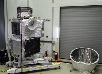 BepiColombo spacecraft stack 