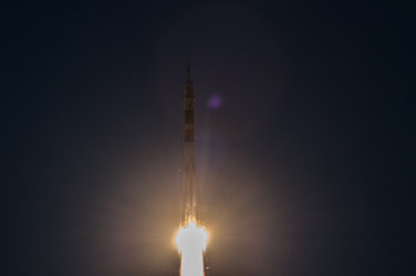 Liftoff of Soyuz MS-05