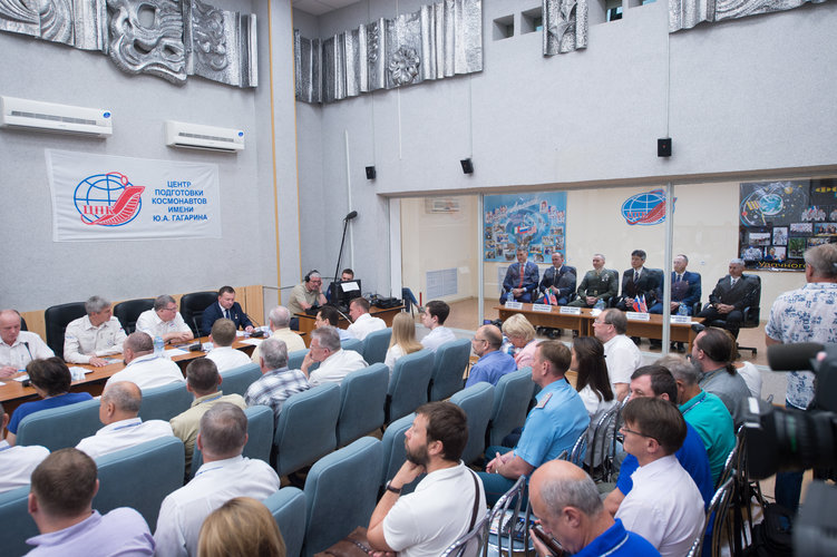 Russian State Commission's meeting to approve the Soyuz launch 