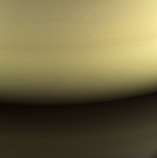 Cassini's final image – natural colour view