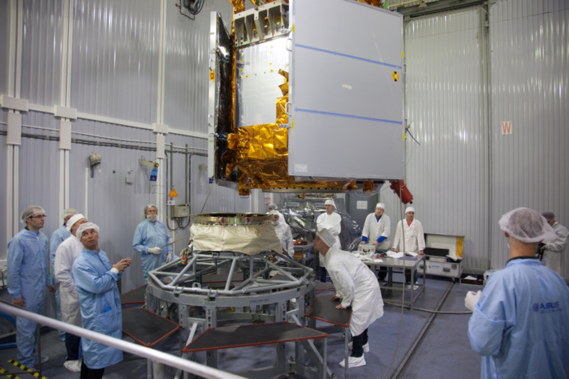 Sentinel-5P joins launch adapter