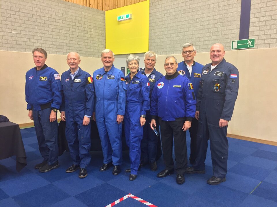 ESA Open Dag: De acht aanwezige astronauten