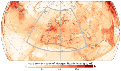 Nitrogen dioxide forecast