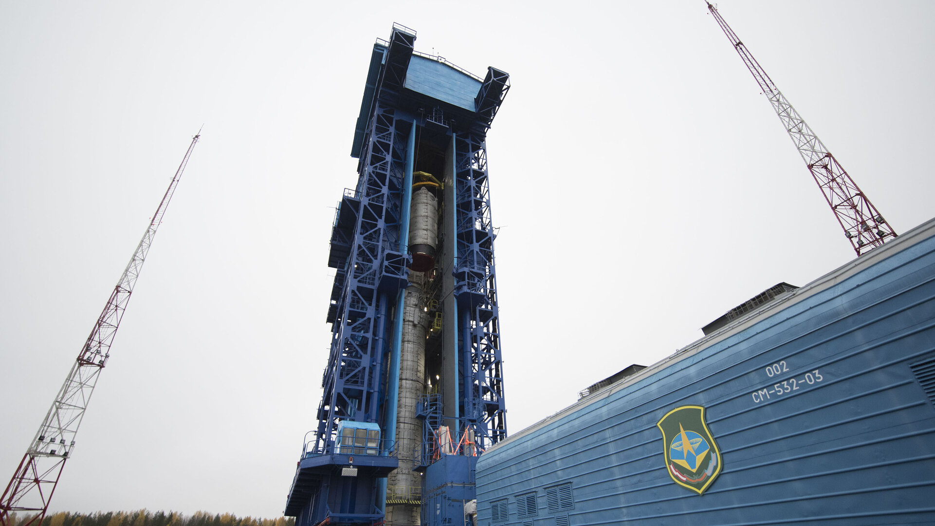 Sentinel-5P on the launch pad