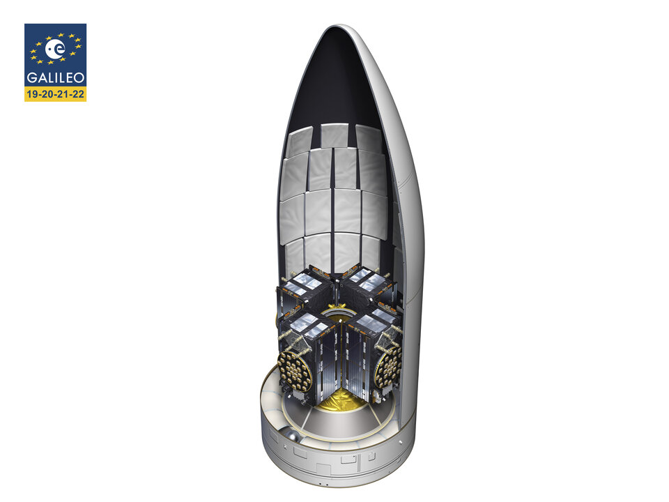 Quatre satellites Galileo à bord d'Ariane 5