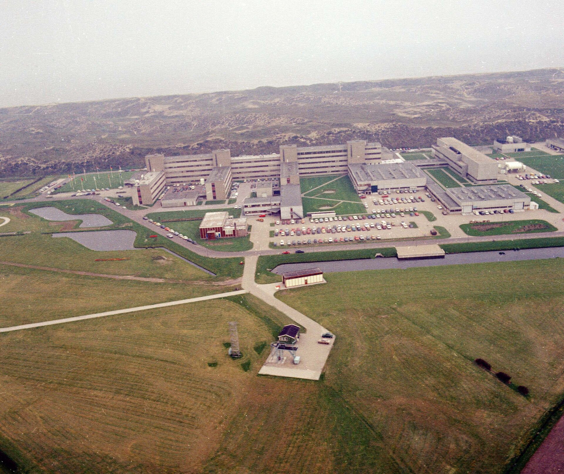 Aerial view of ESTEC in 1972