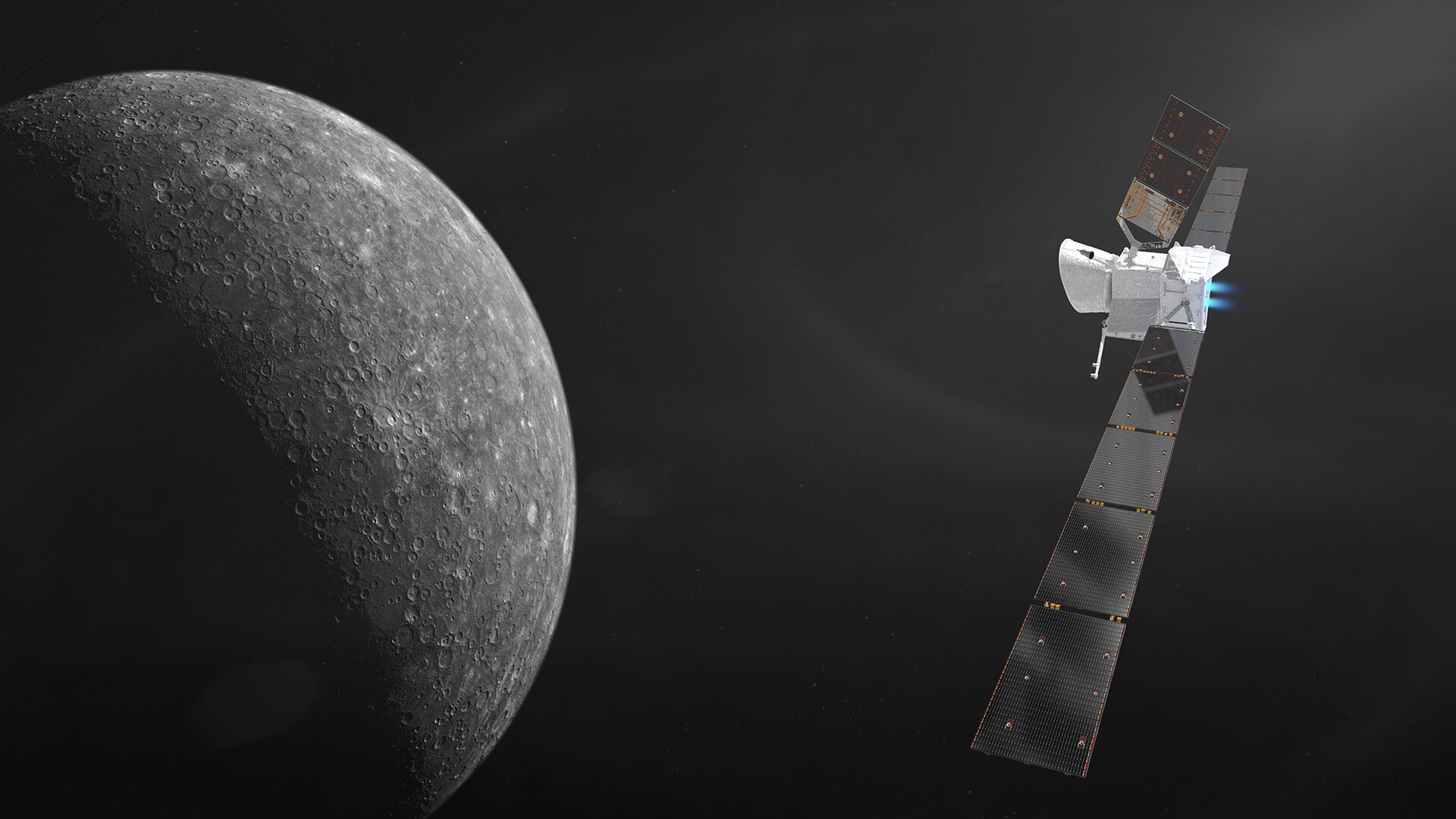 BepiColombo aproxima-se de Mercúrio