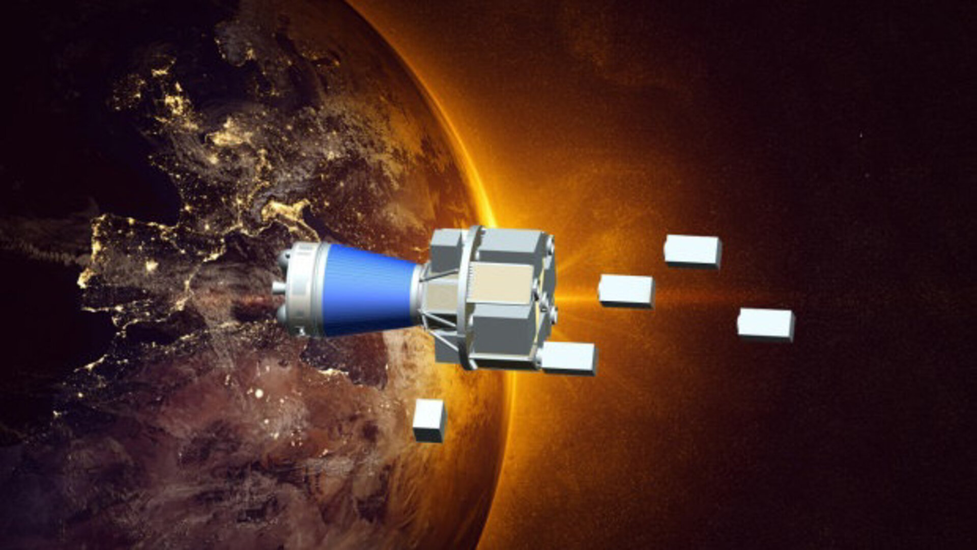 Deploying multiple small satellites