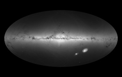 Gaia’s new map of star density 