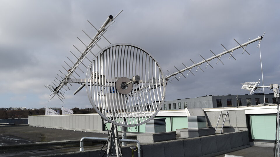Ground antenna for CubeSats