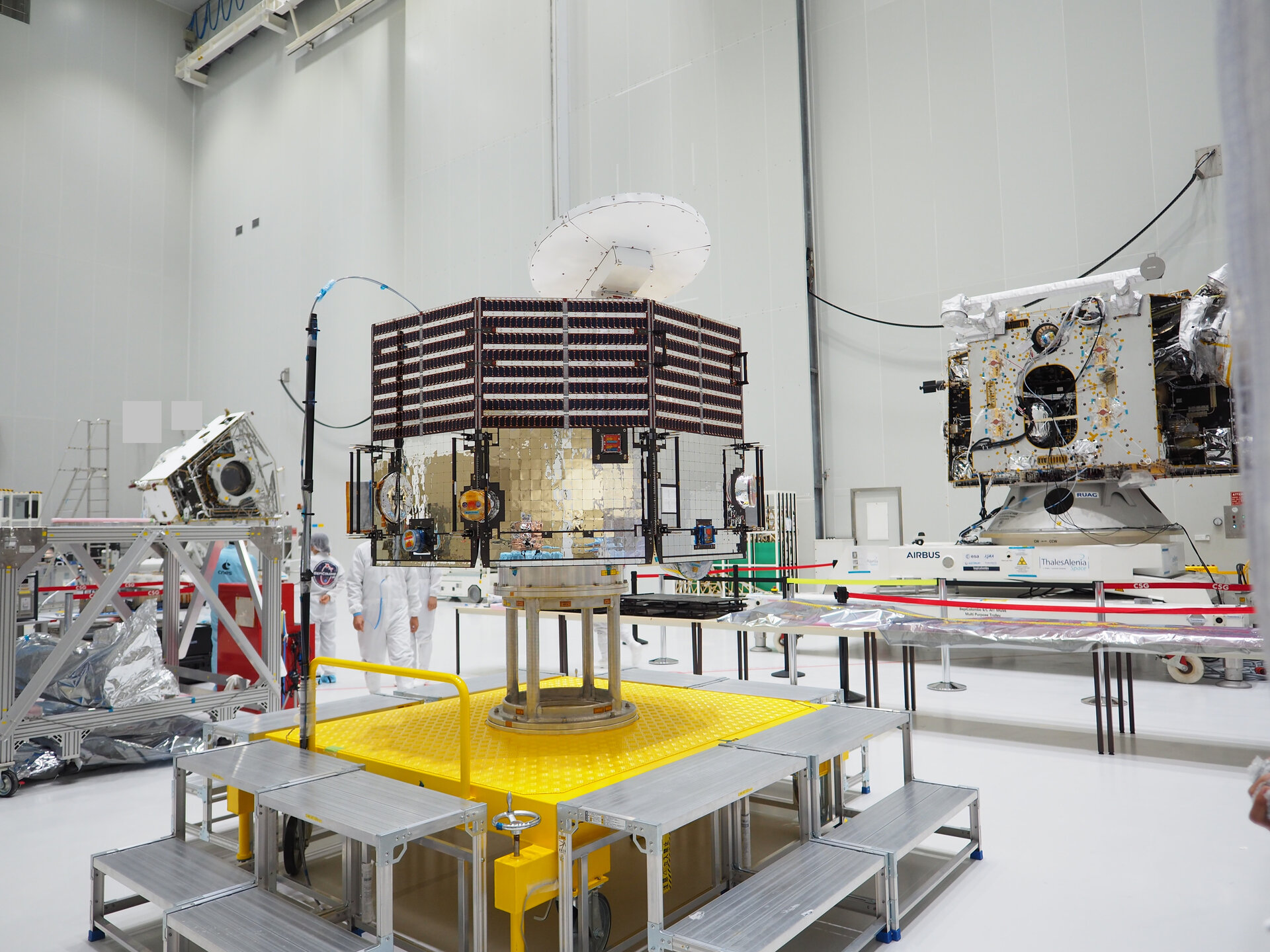 BepiColombo unpacked at the Spaceport