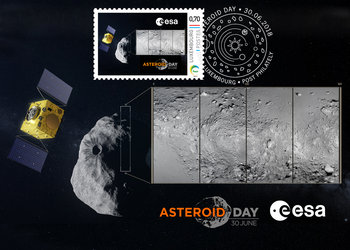 Asteroid Day Postcard