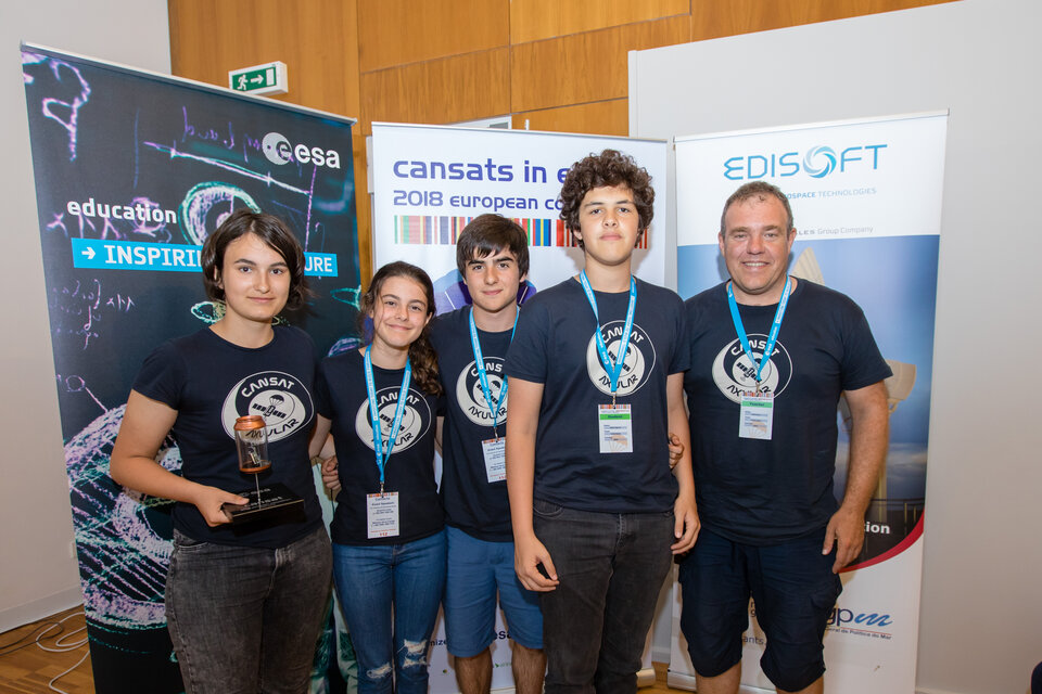 3rd prize: Team CanSat Axular from Axular Lizeoa, Spain