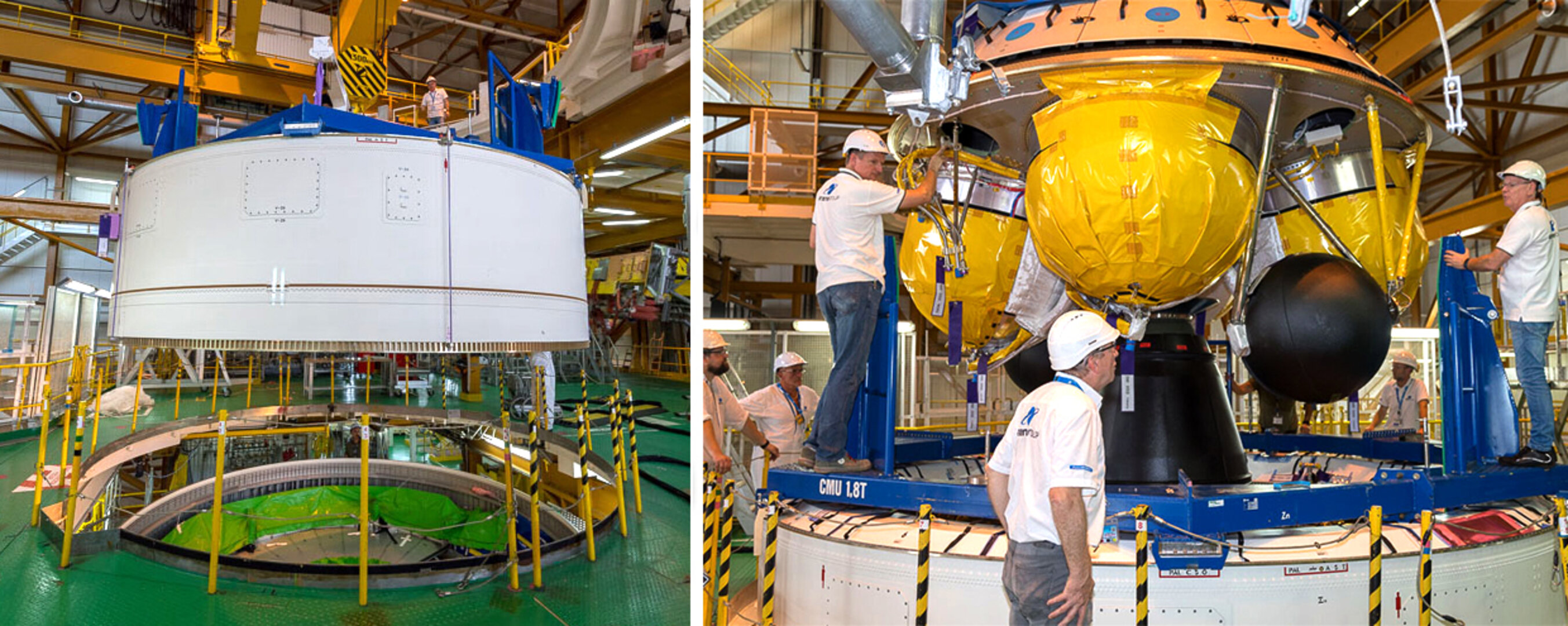 Fitting Ariane 5 together
