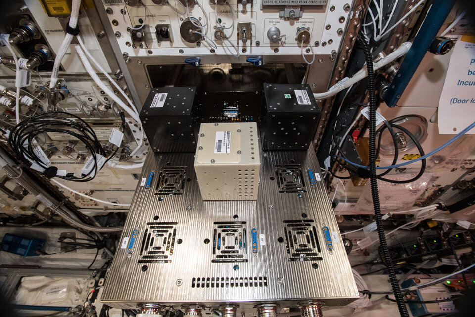 ICE Cubes facility on ISS Columbus