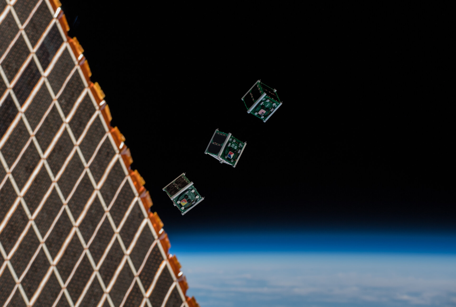 International CubeSats launched from the Space Station