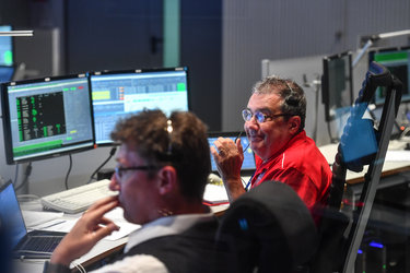 In the Main Control Room during Aeolus launch