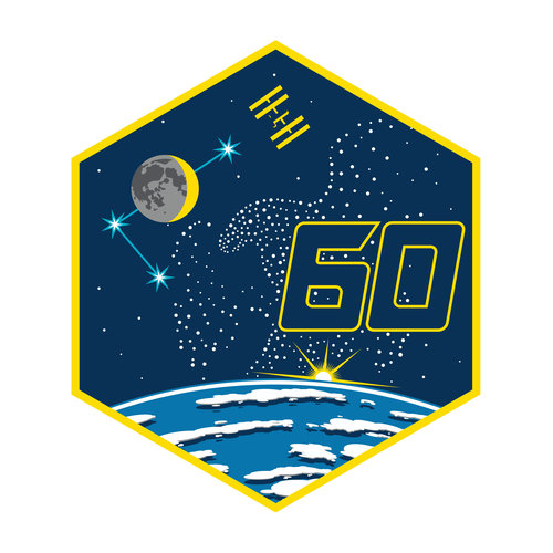 ISS Expedition 60 patch, 2019