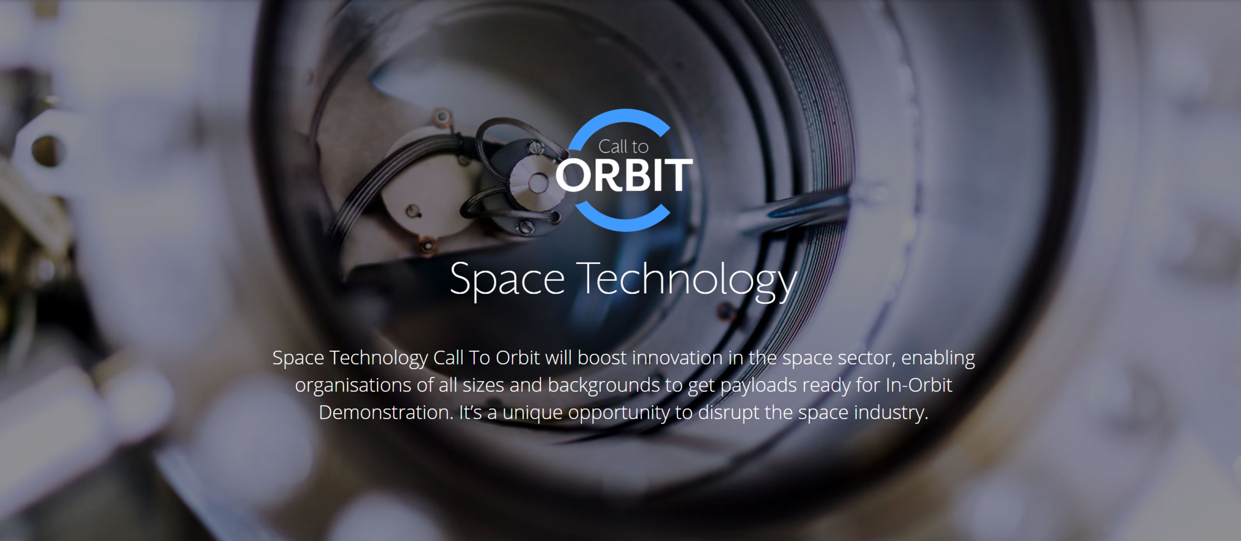 Space Technology Call To Orbit will boost innovation in the space sector