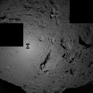 Hayabusa2 shadow selfie asteroid Ryugu landing