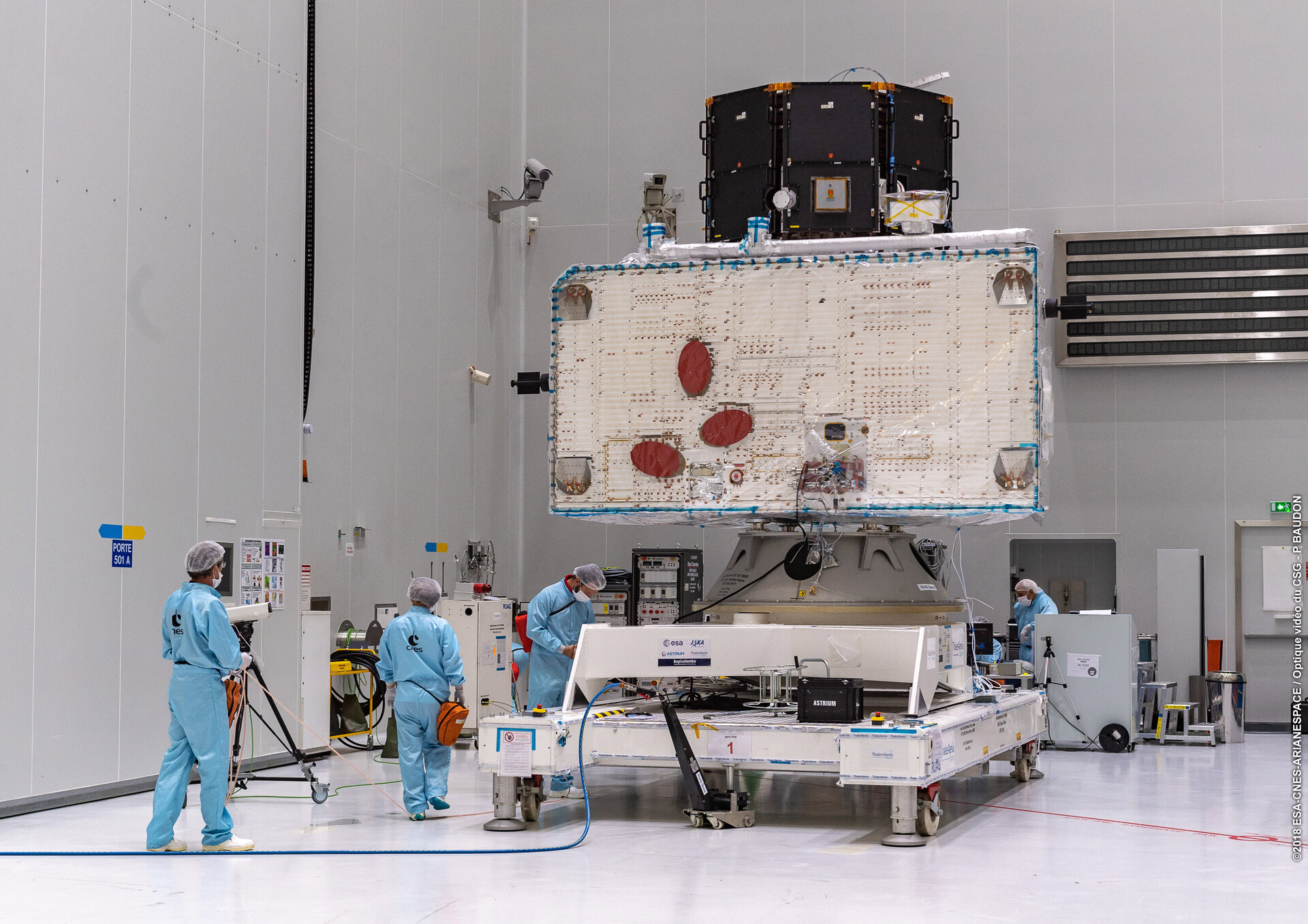 BepiColombo ministack on the move 